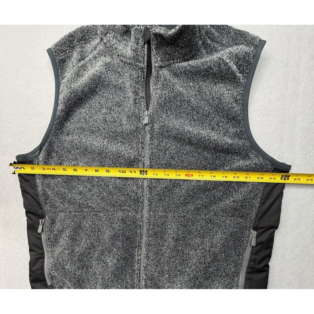 Tommy Bahama Cascade Cozy Fleece Vest Mens Large L Gray Full Zip Jacket ST226116 - Picture 8 of 9